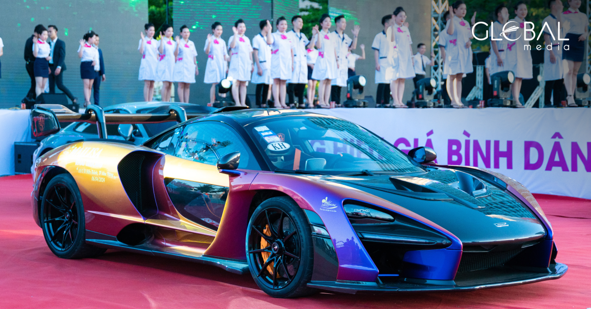 Dàn siêu xe cực hoành tráng mừng khai trương Mailisa Nha Trang